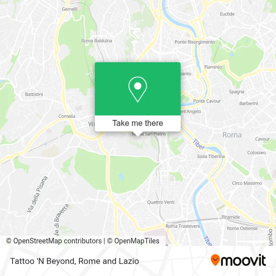 Tattoo 'N Beyond map