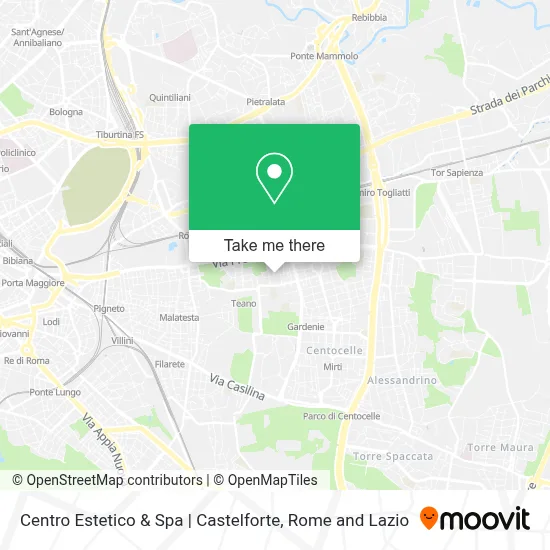 Centro Estetico & Spa | Castelforte map