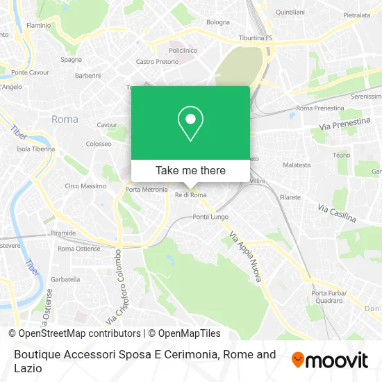 Boutique Accessori Sposa E Cerimonia map