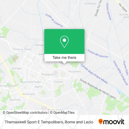 Themaxwell Sport E Tempolibero map