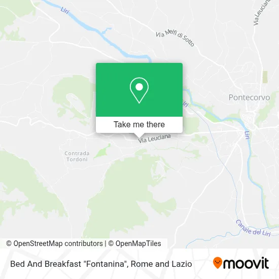 Bed And Breakfast "Fontanina" map