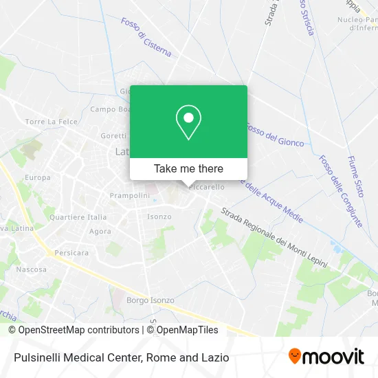 Pulsinelli Medical Center map