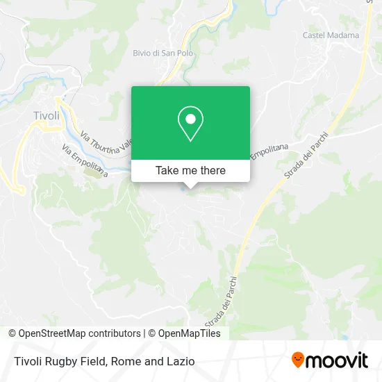 Tivoli Rugby Field map