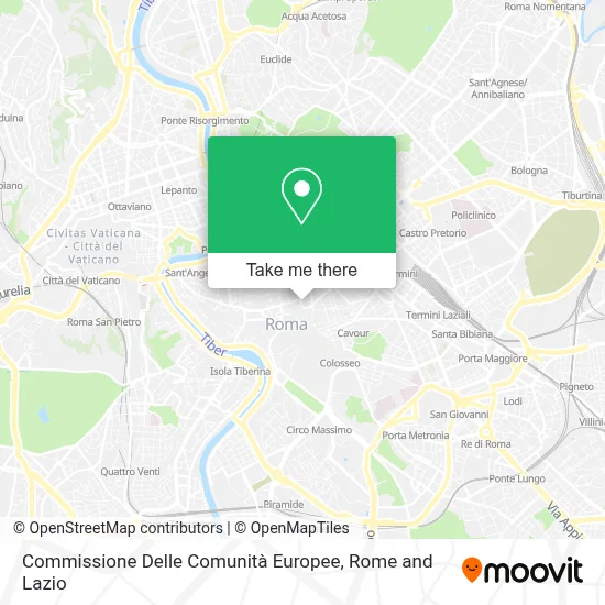 Commissione Delle Comunità Europee map
