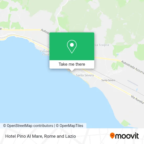 Hotel Pino Al Mare map