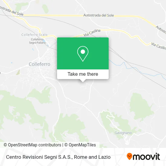 Centro Revisioni Segni S.A.S. map