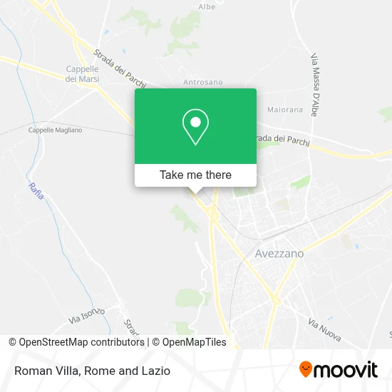Roman Villa map