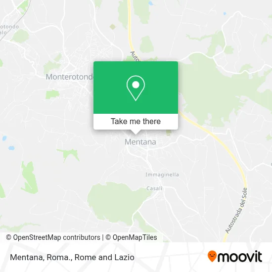 Mentana, Roma. map