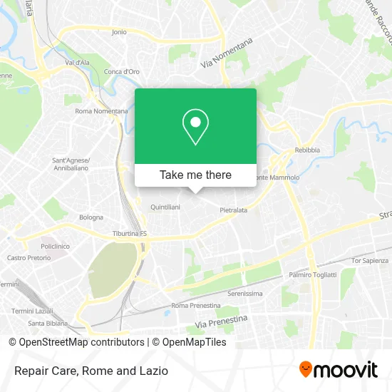 Repair Care map