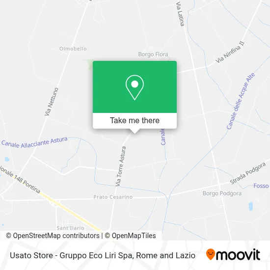 Usato Store  - Gruppo Eco Liri Spa map