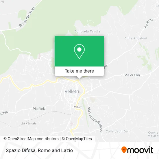 Spazio Difesa map