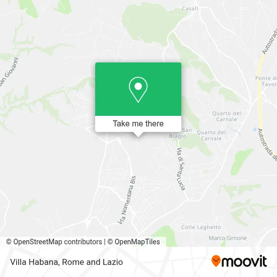 Villa Habana map