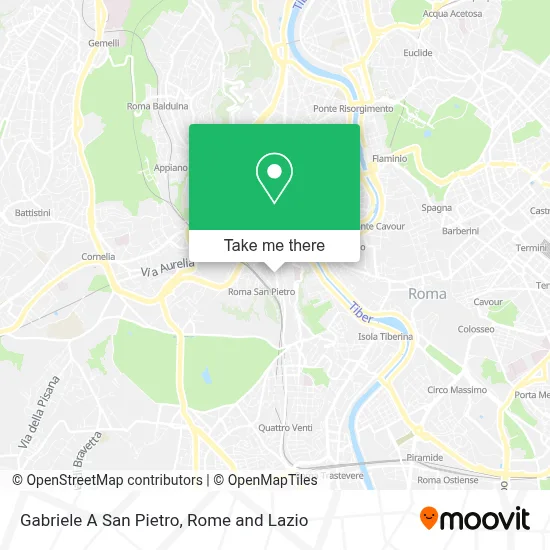 Gabriele A San Pietro map