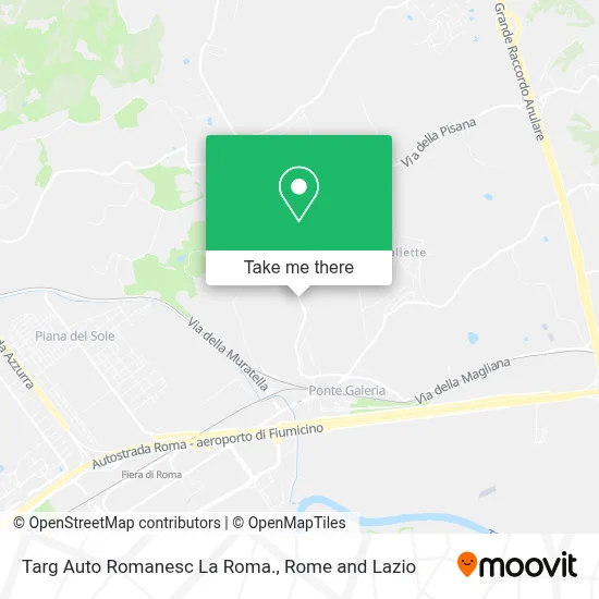 Targ Auto Romanesc La Roma. map