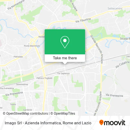 Imago Srl  - Azienda Informatica map