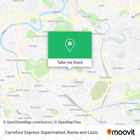Carrefour Express Supermarket map