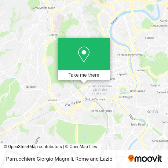 Parrucchiere Giorgio Magrelli map
