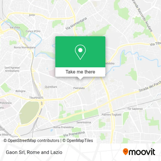 Gaon Srl map