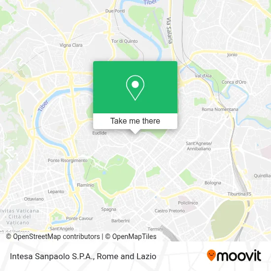 Intesa Sanpaolo S.P.A. map