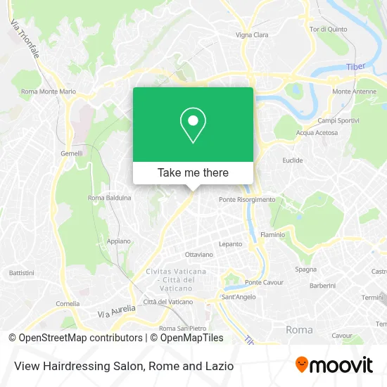 View  Hairdressing Salon map
