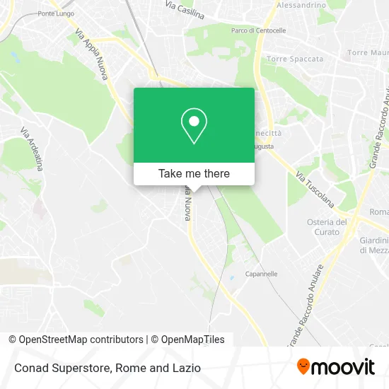 Conad Superstore map
