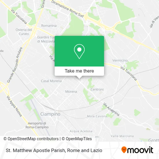 St. Matthew Apostle Parish map