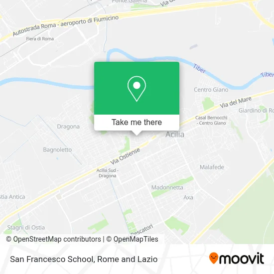 San Francesco School map