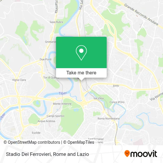 Stadio Dei Ferrovieri map