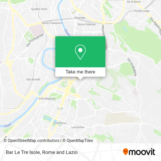 Bar Le Tre Isole map