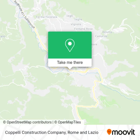 Coppelli Construction Company map