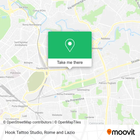 Hook Tattoo Studio map