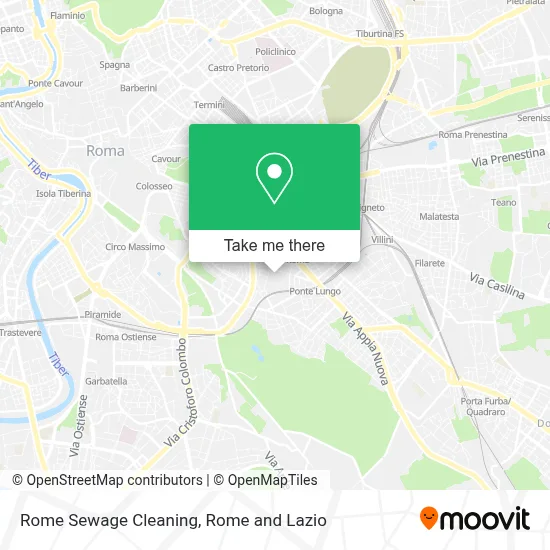 Rome Sewage Cleaning map