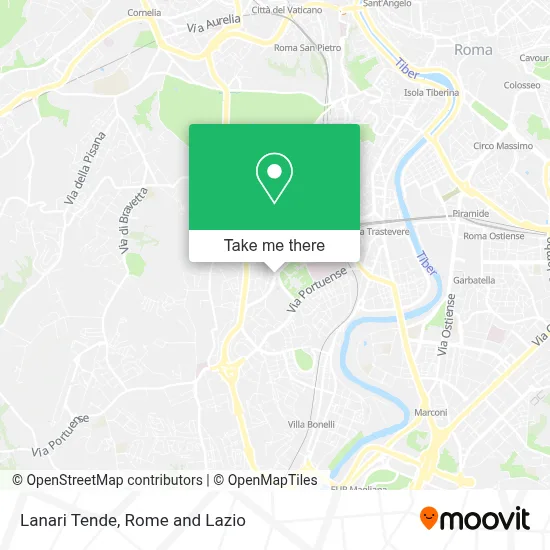 Lanari Tende map