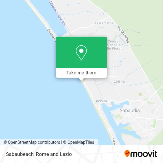 Sabaubeach map