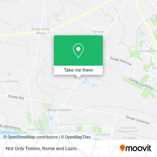 Not Only Tonino map