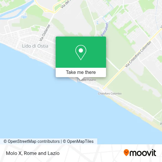 Molo X map