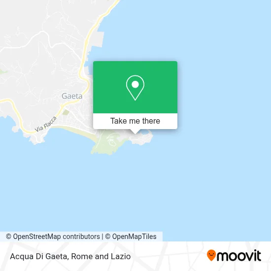 Acqua Di Gaeta map