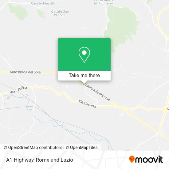 A1 Highway map