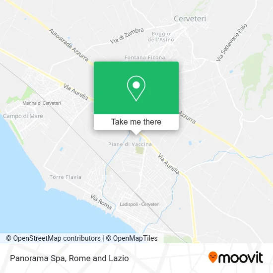 Panorama Spa map