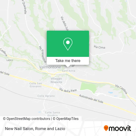 New Nail Salon map
