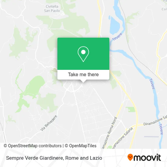 Sempre Verde Giardinere map
