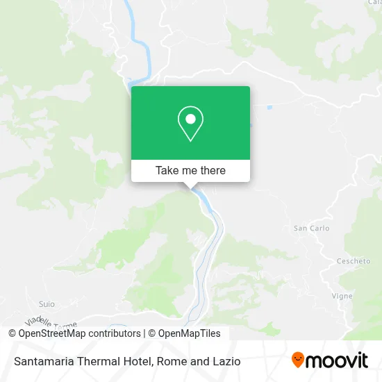 Santamaria Thermal Hotel map