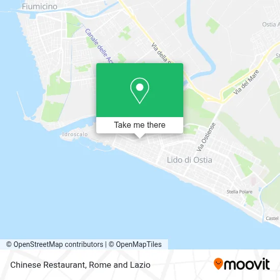 Chinese Restaurant map