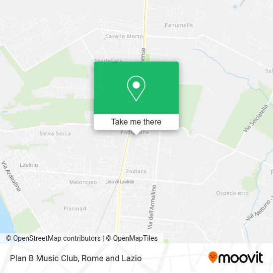 Plan B Music Club map
