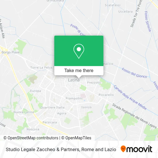Studio Legale Zaccheo & Partners map
