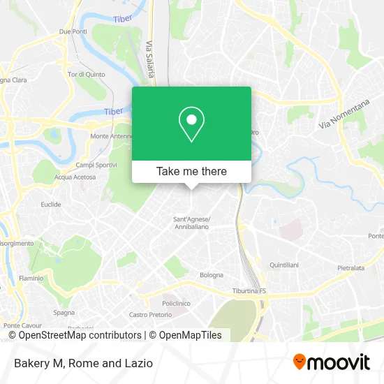 Bakery M map