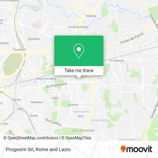 Progesim Srl map