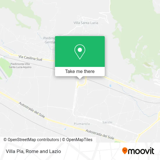 Villa Pia map