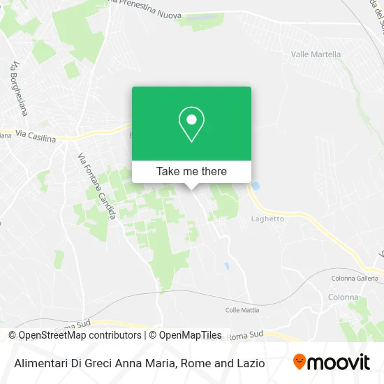 Alimentari Di Greci Anna Maria map