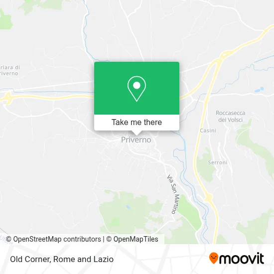Old Corner map